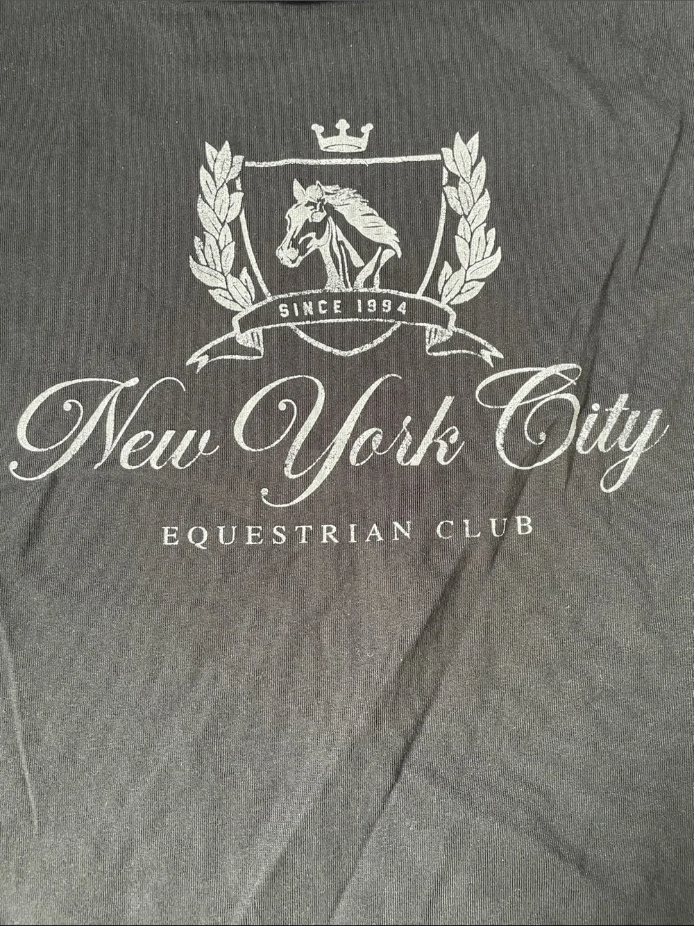 NWT New York City Equestrian Club Black Women's Top. Size Small. - Picture 4 of 4